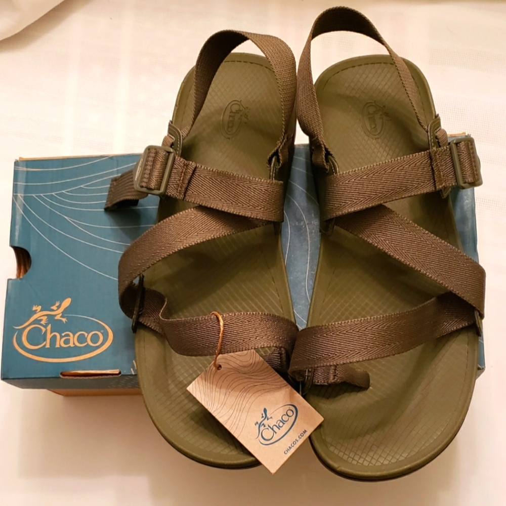 Chaco Low Down 2 Mens Sandals size 13 Color Moss NWT